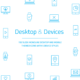 Mobile Desktop Laptop Icons