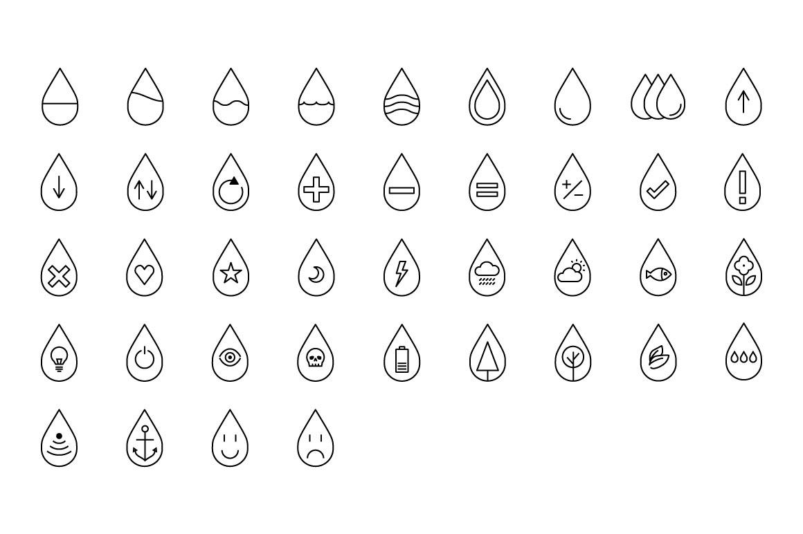 Droplet Icons 4
