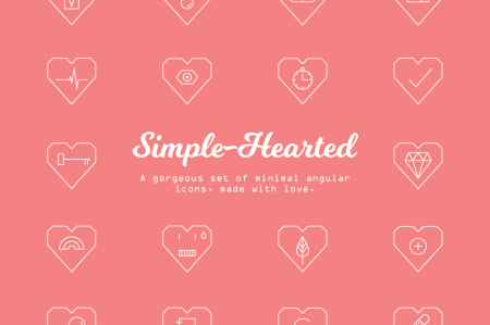 Simple-Hearted Vector Icon Set