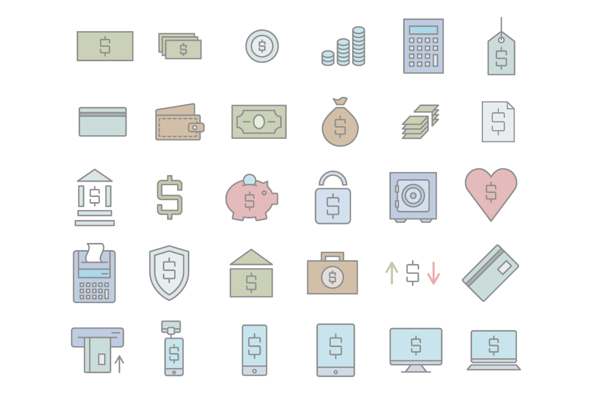 Business As Usual Icon Set 4