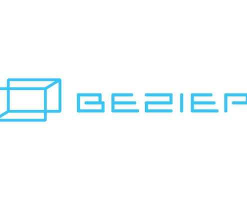 Bezier logo using Solia Sans display font