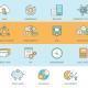 Flat Icons Fintech Freebie