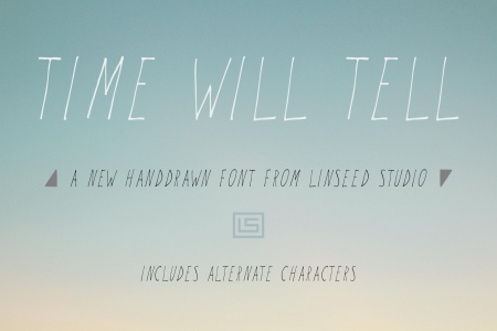 Time Will Tell Display Font
