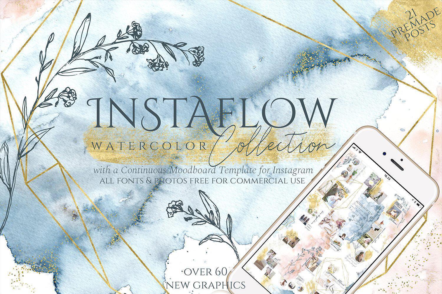Studio Denmark Instaflow Watercolor Collection