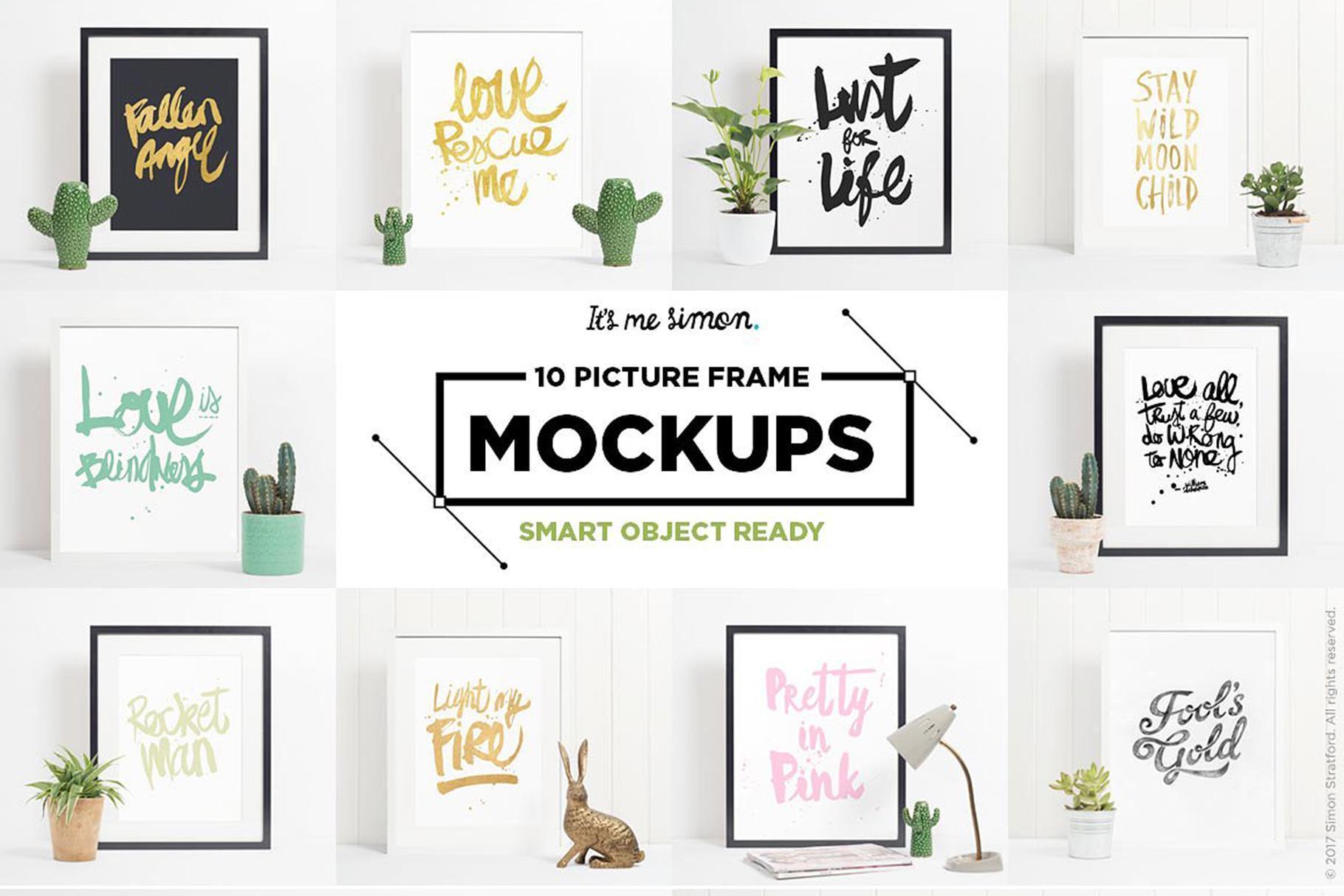 Picture Frame Mockups by Simon Stratford