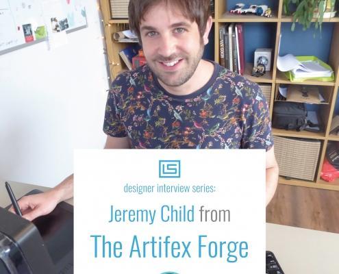 Jeremy Child in design studio