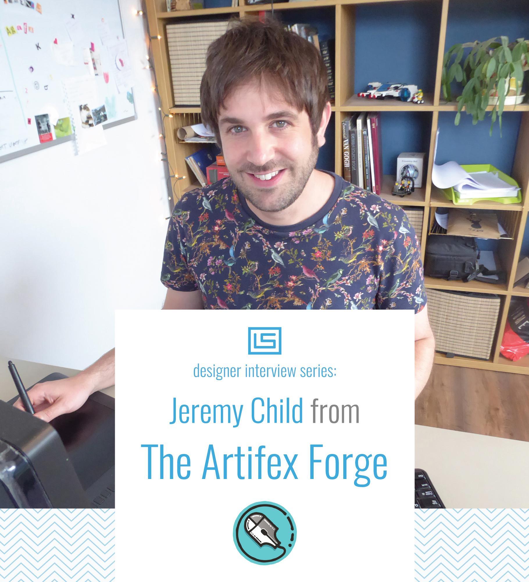Jeremy Child in design studio