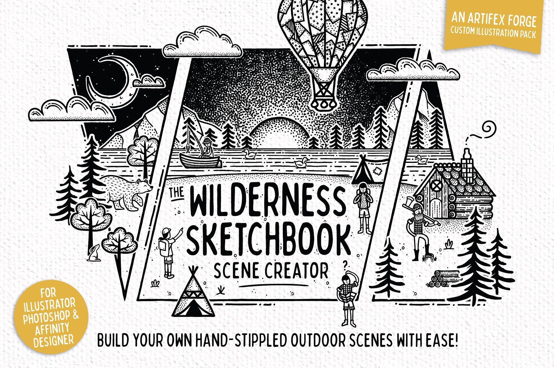 The Artifex Forge The Wilderness Sketchbook Scene Creator