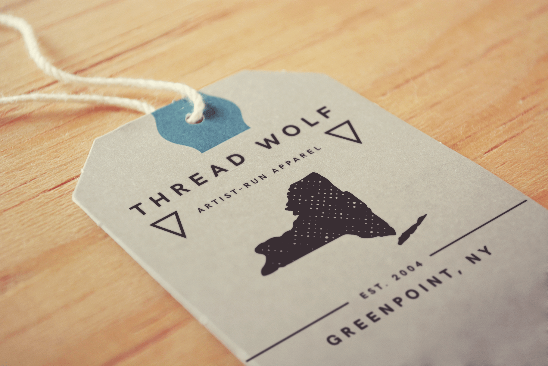 New York Apparel shop tag