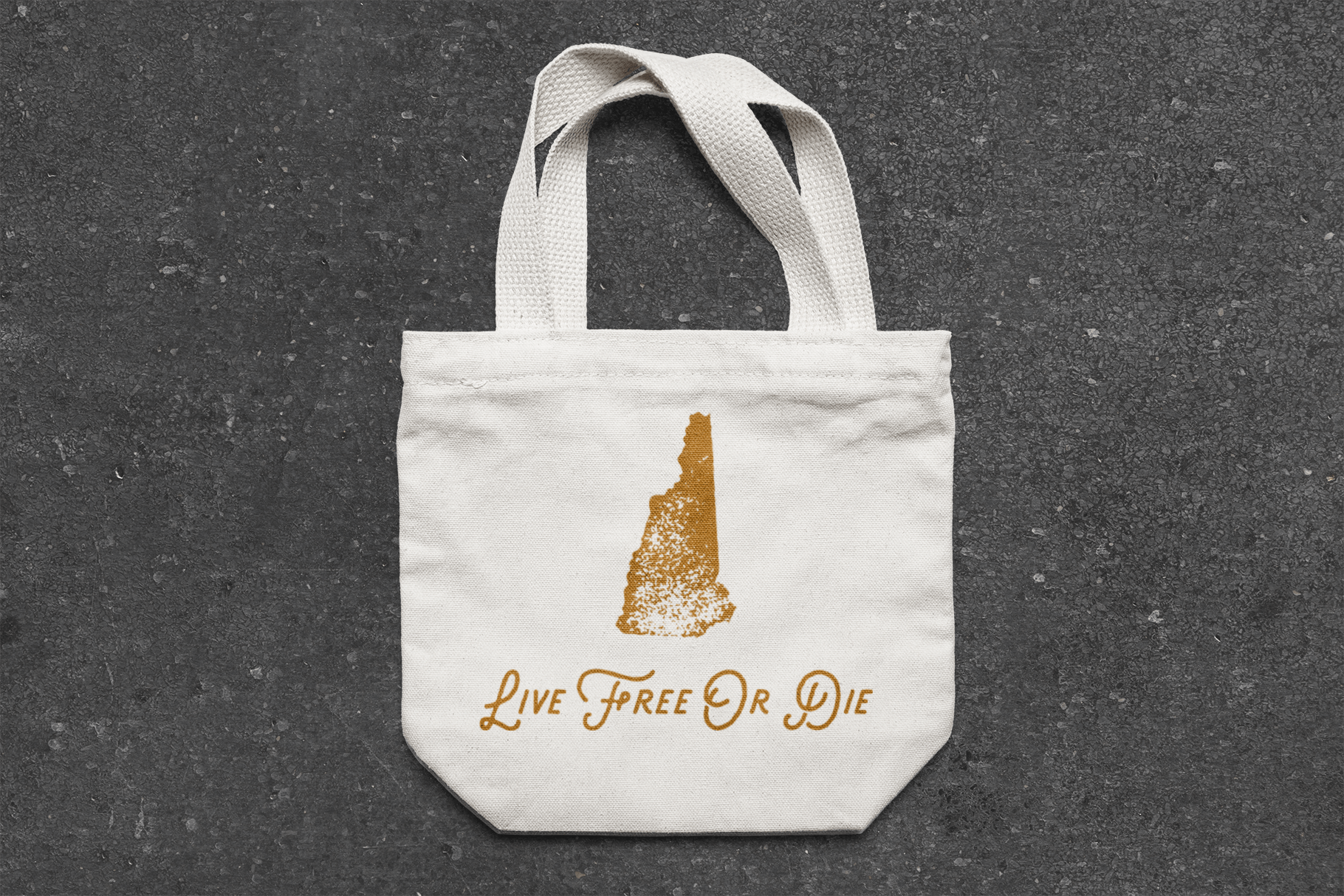 Live Free or Die New Hampshire Tote Bag