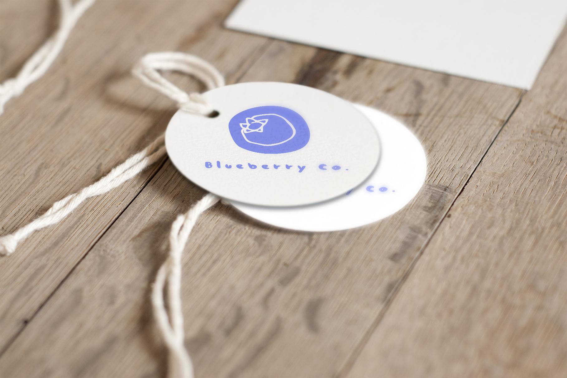 Blueberry shop tags