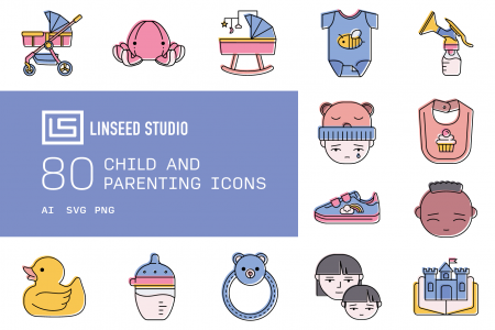 Child and Parenting Icons Cover